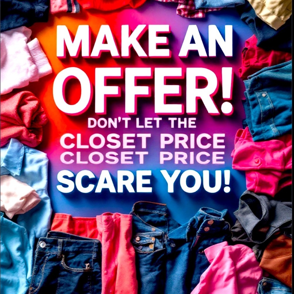Don’t DELAY! STAY! The closet price is just a #. We are always open to offers!